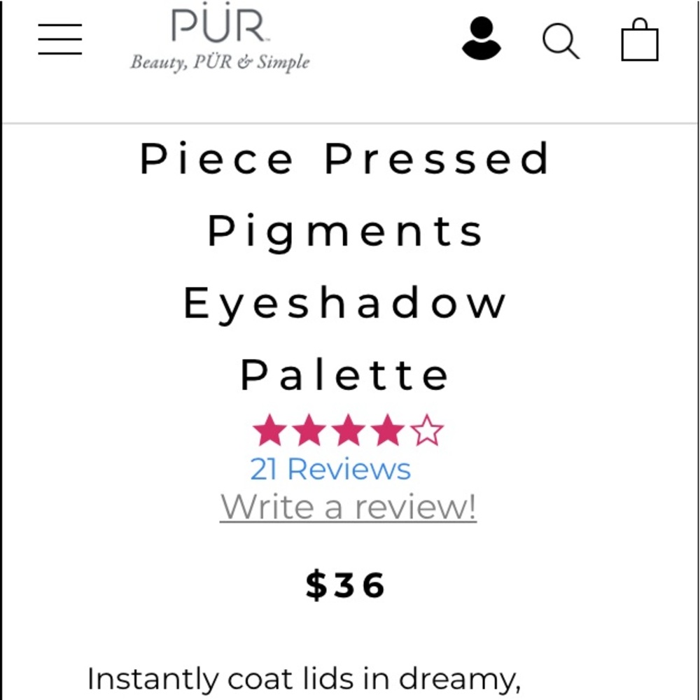 Pur Cosmetics Festival 2.0 Pigment Eyeshadow Palette - Picture 4 of 4